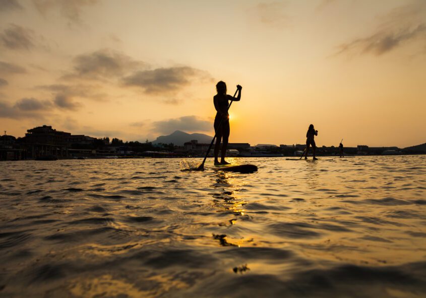 paddle boarding a Cefalù