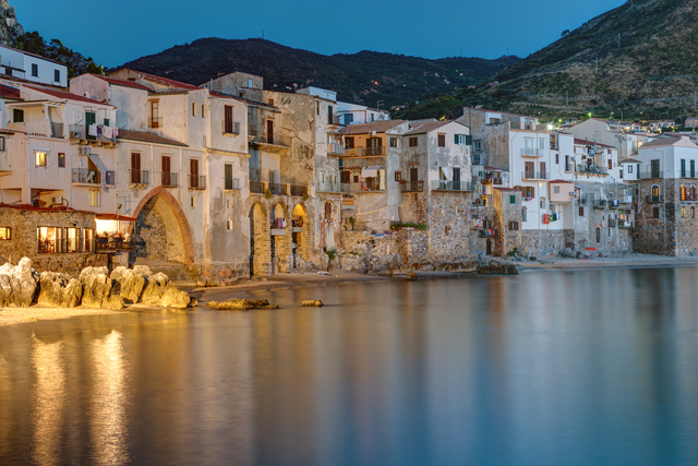 Cefalù durante l'autunno