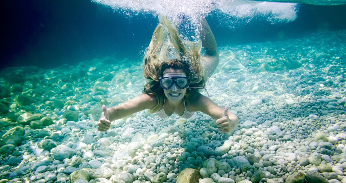 Snorkeling a Cefalù