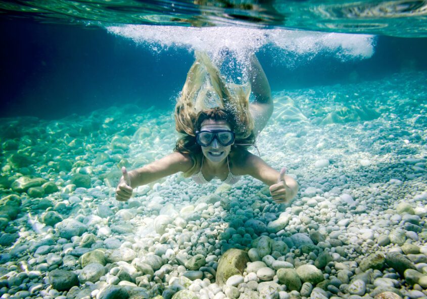 Snorkeling a Cefalù