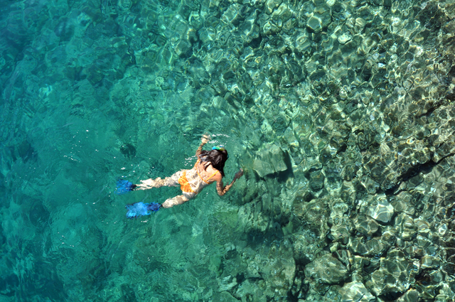 Snorkeling a Cefalù