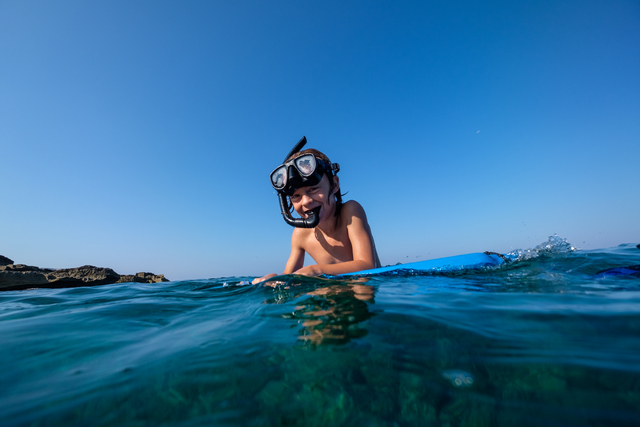 Snorkeling a Cefalù
